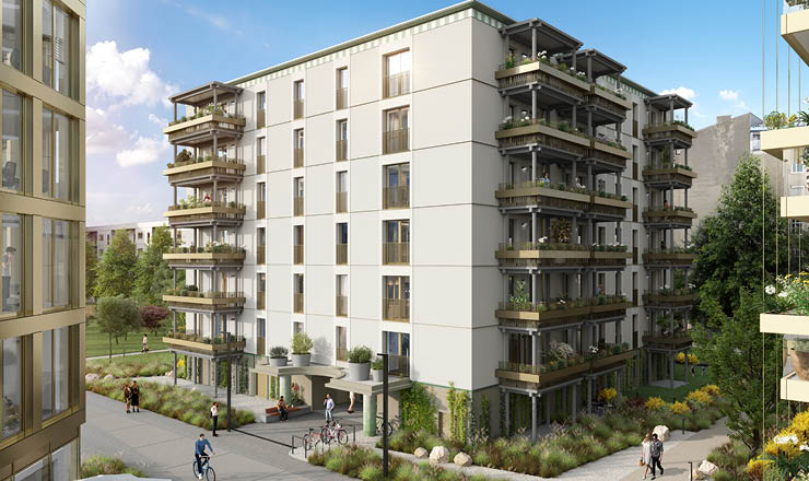 Bild LeopoldQuartier Bauteil C1