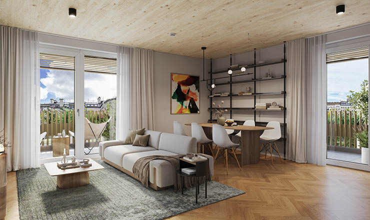 Bild LeopoldQuartier Living Room