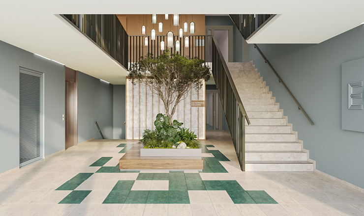 Bild LeopoldQuartier Foyer
