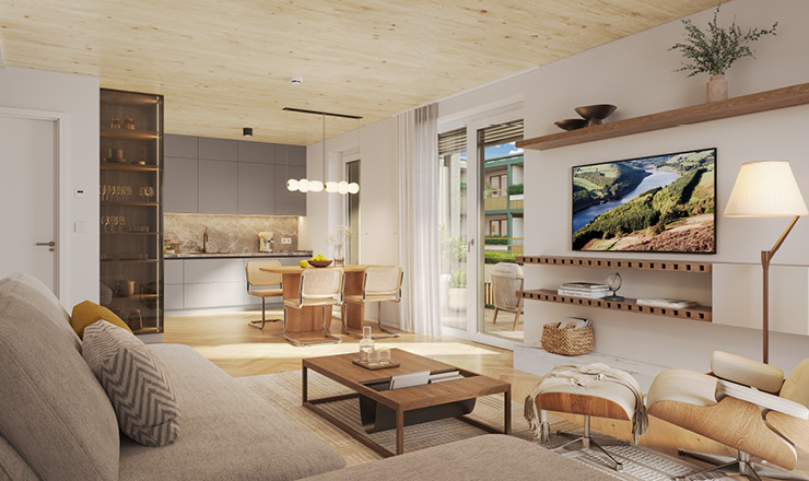 Bild LeopoldQuartier Living Room